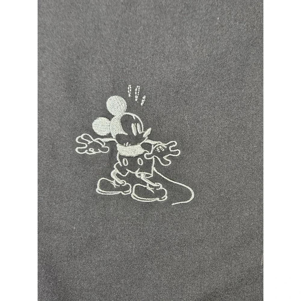 Disney x FIGS Mens Mickey Mouse Scrub Jogger Pants Black Large M20SW2022